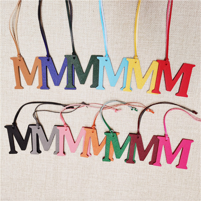 Monogram Keychain Leather - XMESSUN Nuevo Llavero con Letra M