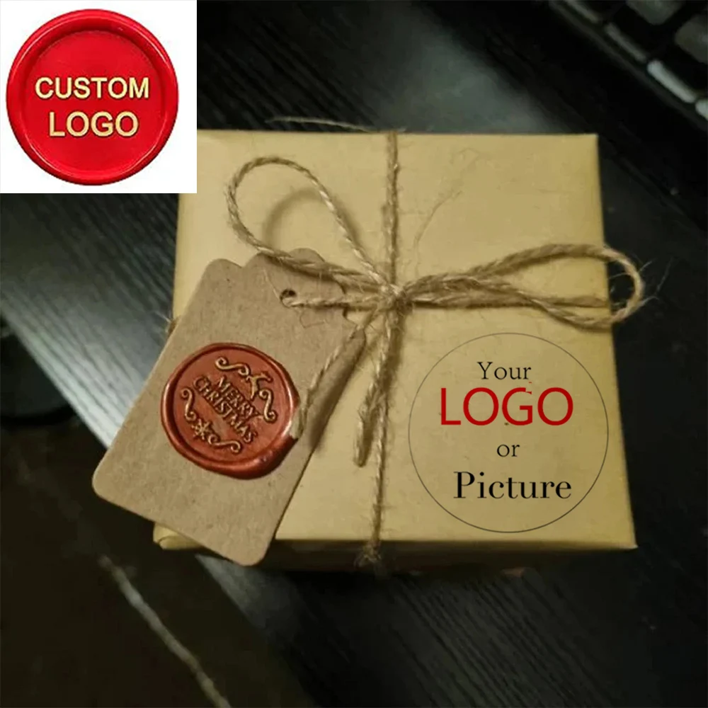 Wax Seal Letter Kit - Logotipo personalizado, cera de sellado para