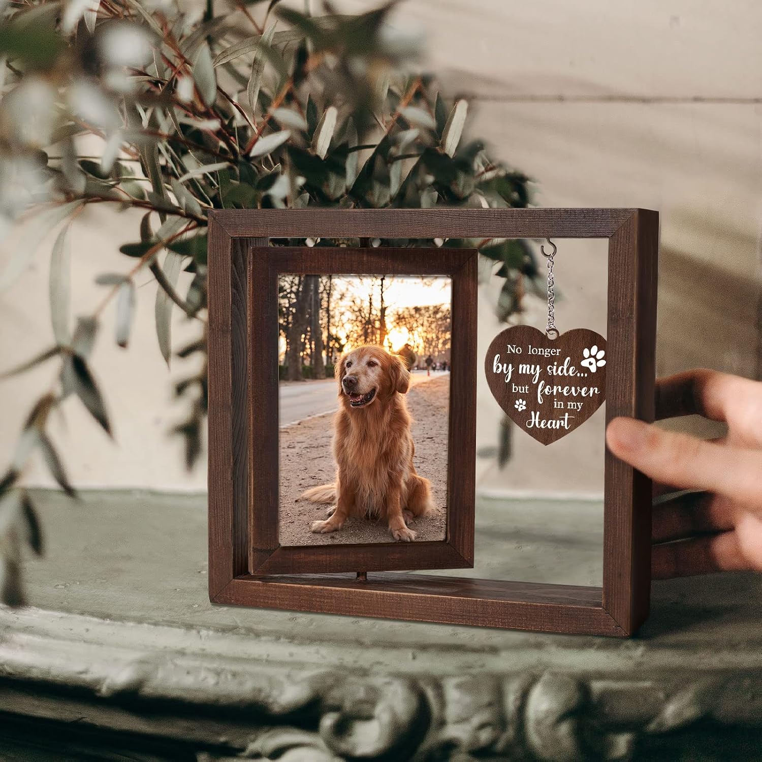 Marco de Fotos Conmemorativo p - Engraved Wood Frame reseña y precio