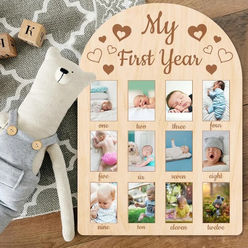 Marco de fotos conmemorativo d - Engraved Wood Frame reseña y precio