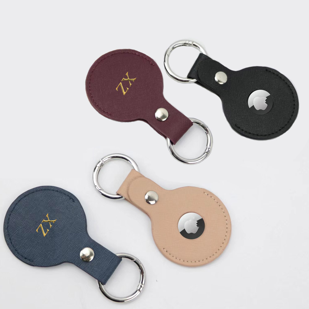 Letras iniciales doradas perso - Monogram Keychain Leather reseña y precio