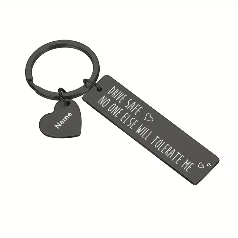 Llavero con Colgante de Letra  - Initial Ring Custom reseña y precio