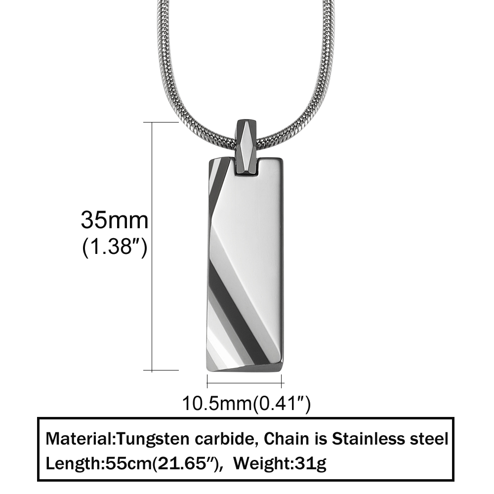 Colgantes de carburo de tungst - Name Necklace Custom reseña y precio