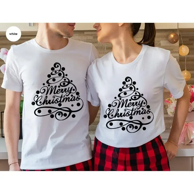 Camiseta de Navidad con diseño - Family Tree Print reseña y precio
